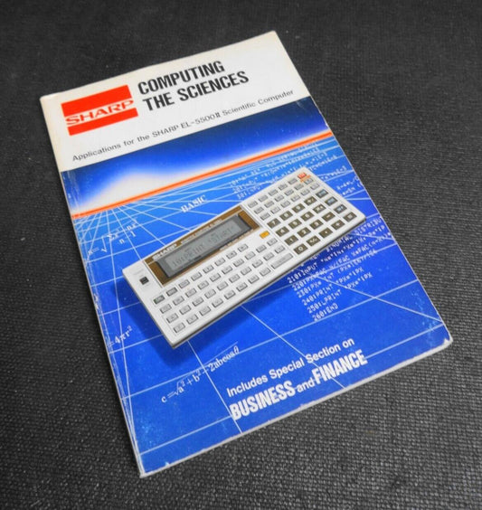 Sharp Scientific Computer EL-5500II Original Applications Book