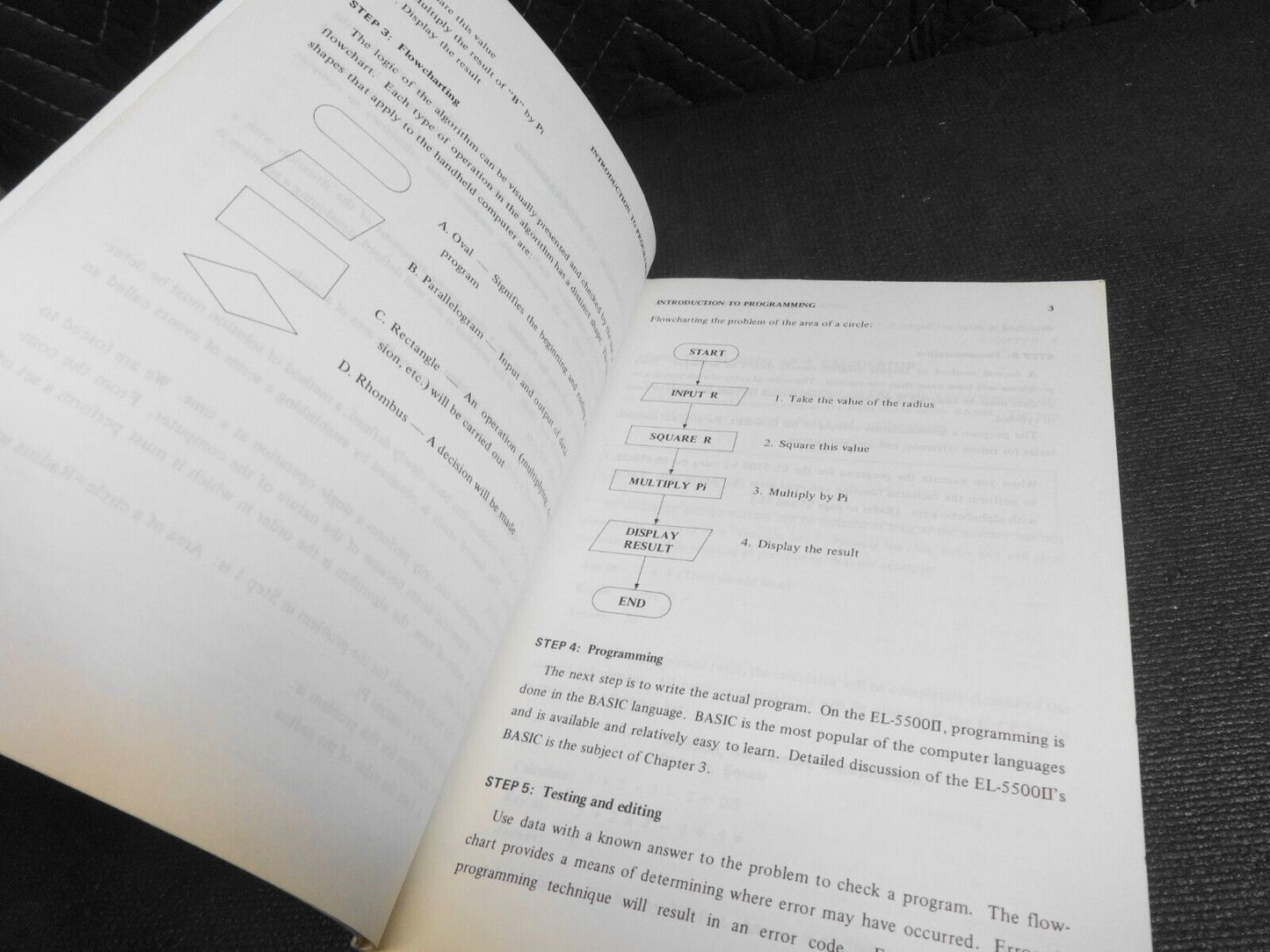 Sharp Scientific Computer EL-5500II Original Applications Book