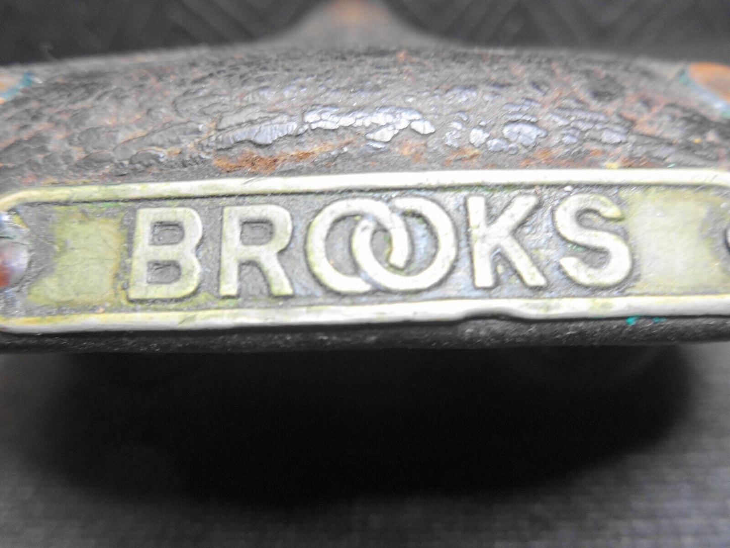 Vintage Brooks Leather Bike Saddle -  England