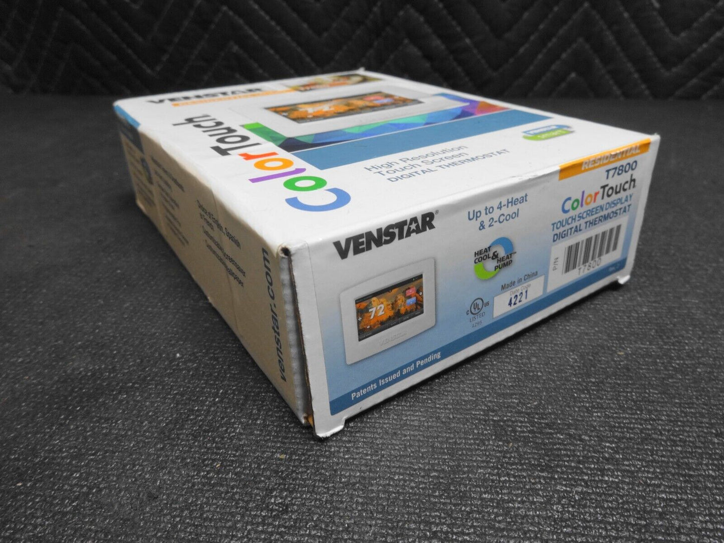 Venstar T7800 Colortouch - Touch Screen Digital Thermostat - Non Wi-Fi