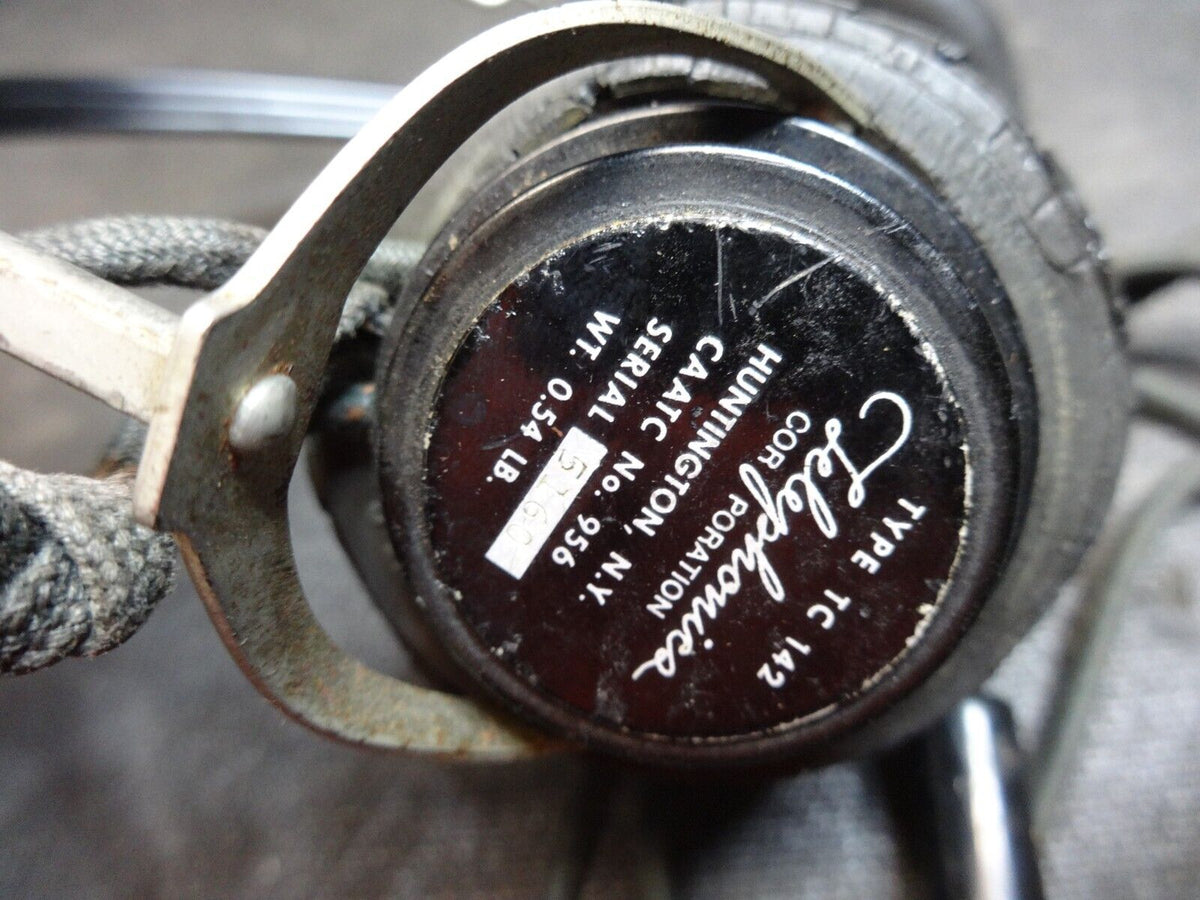 Telephonics Vintage Telephonics TC 142 Aviation Headphones circa 1970s – ineedths