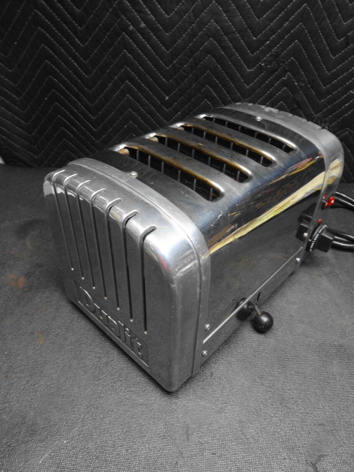 Dualit Toaster model 40415/84 (4 Slice) Chrome Made In England -Tested & Working