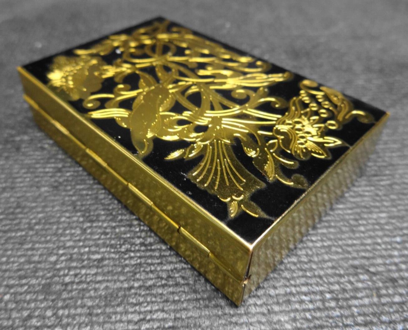 Vintage Elgin American Gold Tone Music Box Compact - Working - I love you truely