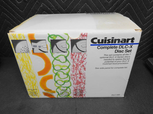 Cuisinart Complete 7-Disc Set for the DLC-X Food Processor DLC-330 READ