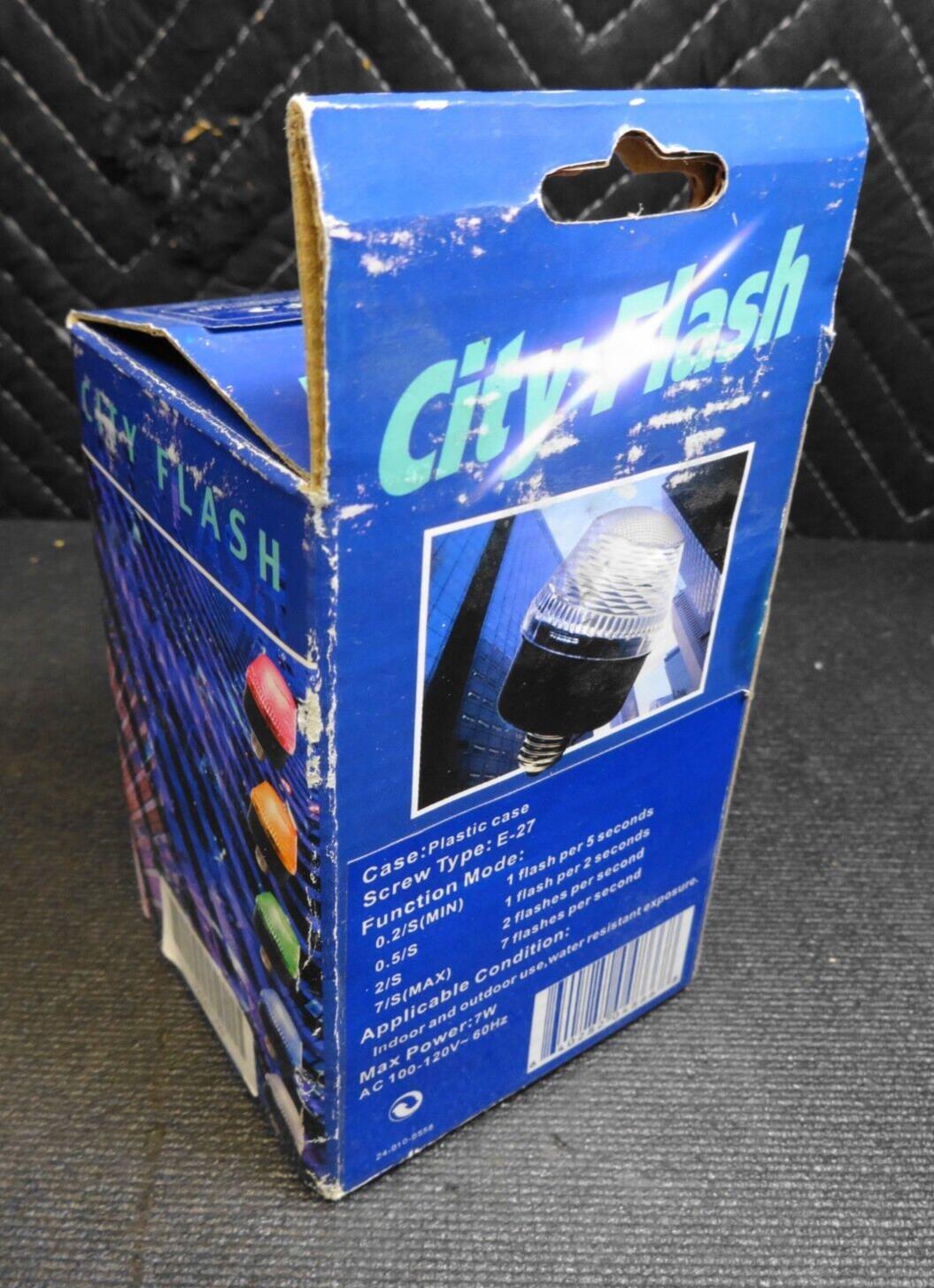 American DJ City Flash SF-2 Strobe Bulb w/ E-27 Light bulb socket base.