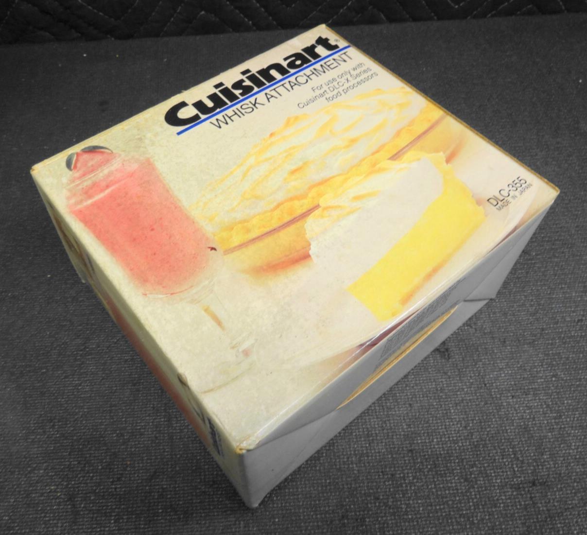 NOS Cuisinart Whisk Attachment for DLC-X Series Food Processors DLC-355 COMPLETE