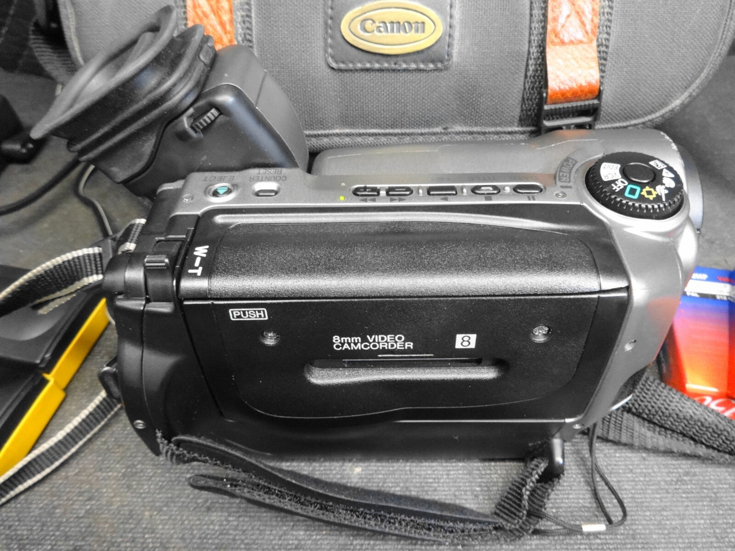 Canon ES970 ES970A 8mm Video8 Stereo Camcorder Camera VCR Player Video Transfer