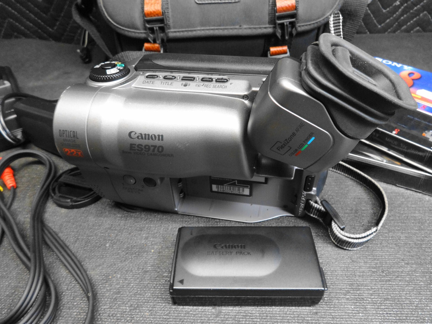 Canon ES970 ES970A 8mm Video8 Stereo Camcorder Camera VCR Player Video Transfer