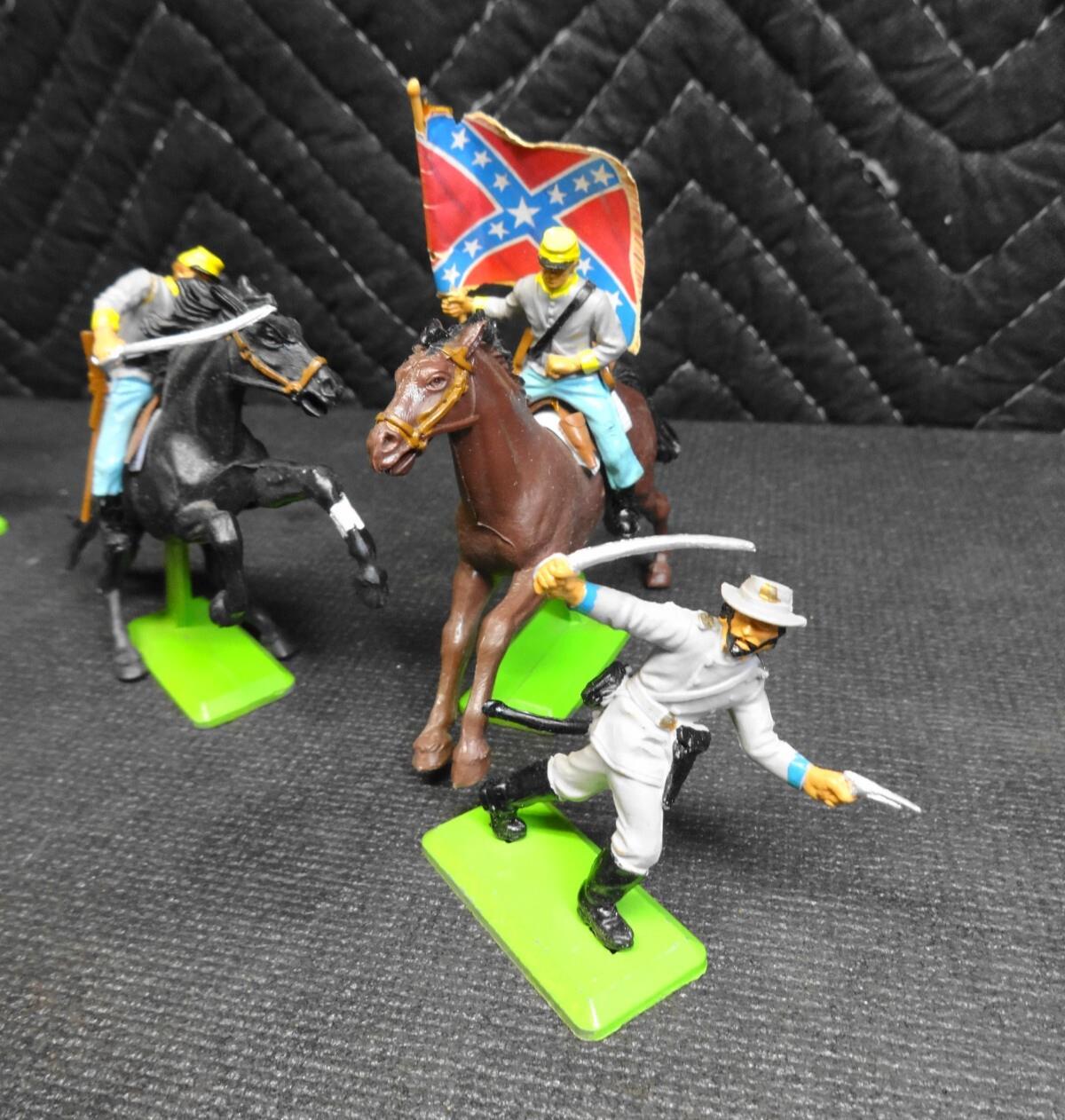 Vintage 1971 Britains LTD Deetail Metal Plastic Toy Soldier Lot US Civil War