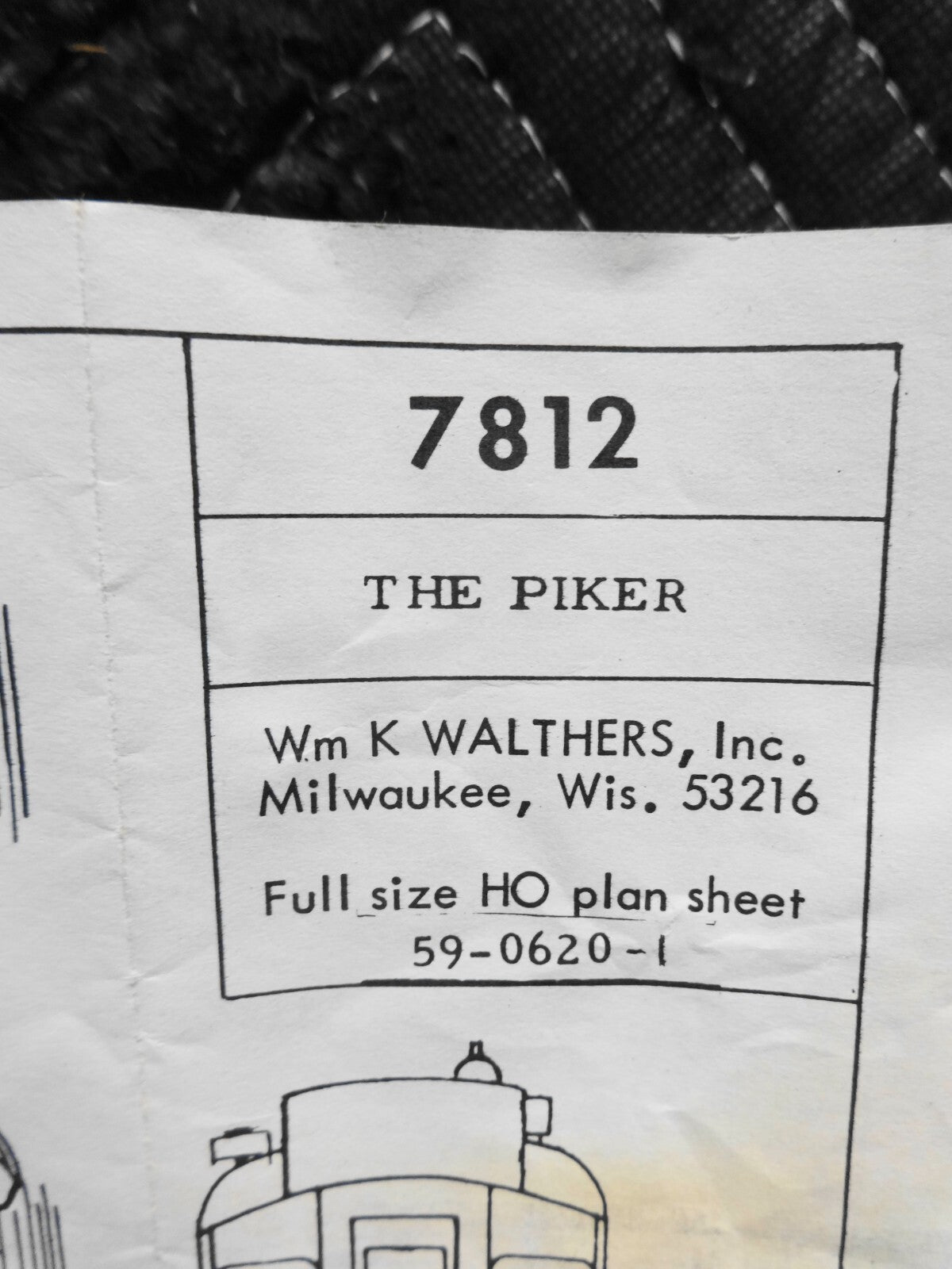 VTG NOS NIB WALTHERS THE PIKER & OSCAR HO 7812 7899 Model Train Railroad Car Kit