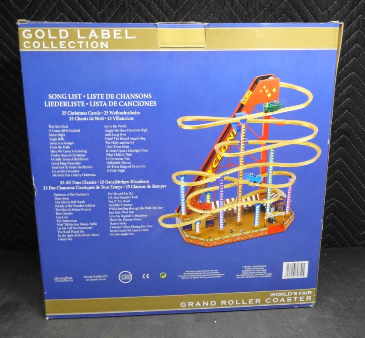 ULTRA RARE - MR. CHRISTMAS World's Fair Grand Roller Coaster - *READ*