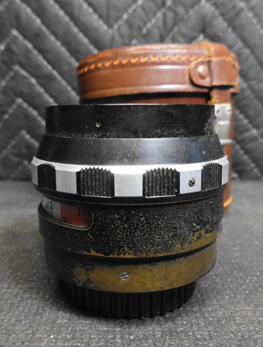 Rare Schneider Kreuznach Xenon 50mm f/1.9 Lens w/ leather case