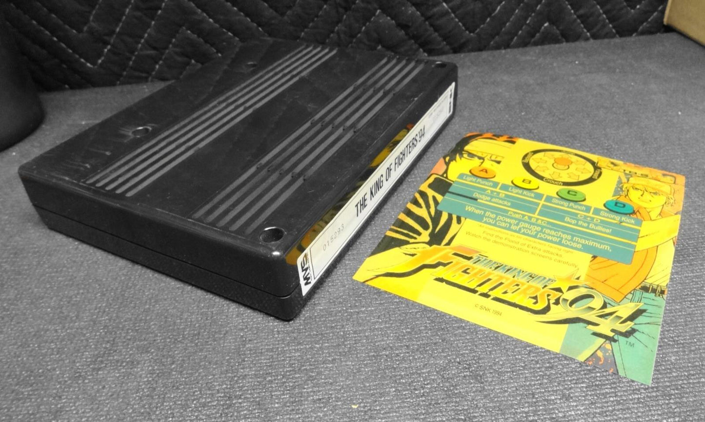 MVS, SNK - The King Of Fighters '94 Video Game Cartridge & Marquee - Neo-Geo