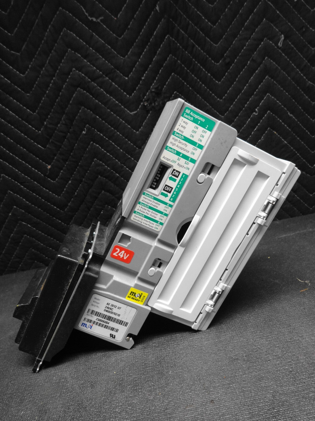 MEI MARS CPI AE 2612 U7 AE2612 24V  $1,$5,$10 & $20 Bill Validator Acceptor