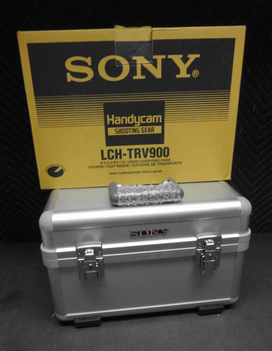BRAND NEW - Sony Hard Handycam Carrying Case Only - Silver   LCH-TRV900   *NIB*