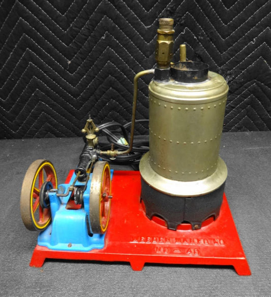 Antique Weeden Model No 49 Steam Engine Toy Complete With Governor & Site Glass
