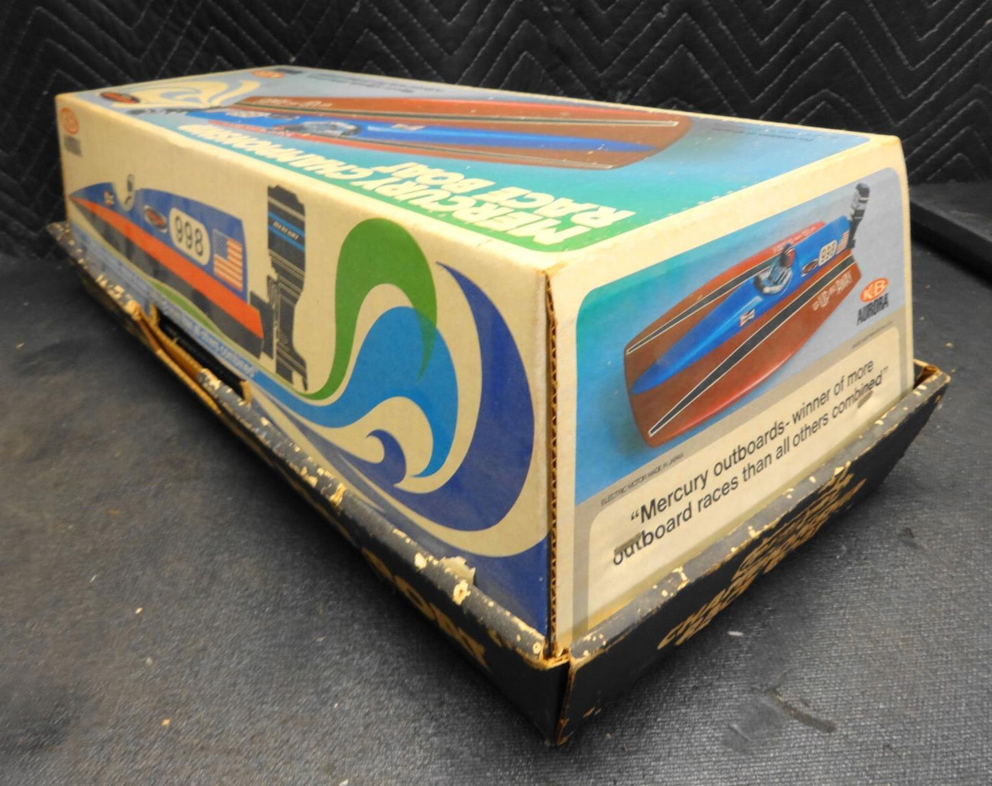 K & B AURORA MERCURY CHAMPIONSHIP RACE BOAT MODEL 60-70'S VINTAGE - NOS - #1