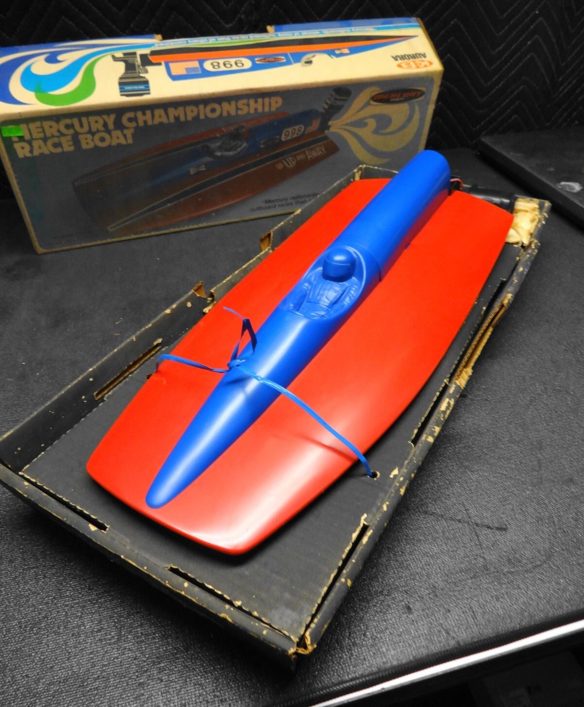 K & B AURORA MERCURY CHAMPIONSHIP RACE BOAT MODEL 60-70'S VINTAGE - NOS - #1