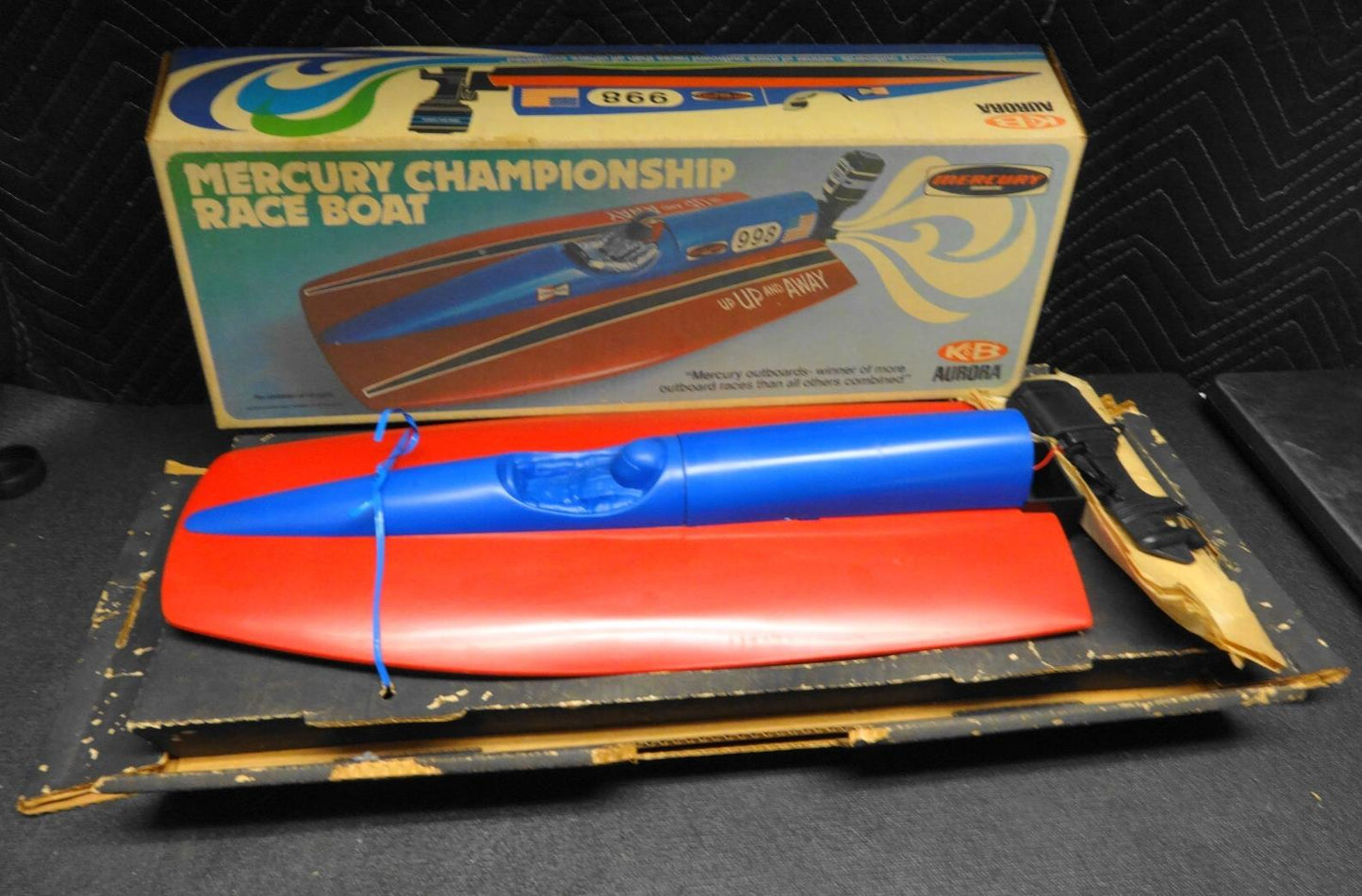 K & B AURORA MERCURY CHAMPIONSHIP RACE BOAT MODEL 60-70'S VINTAGE - NOS - #2