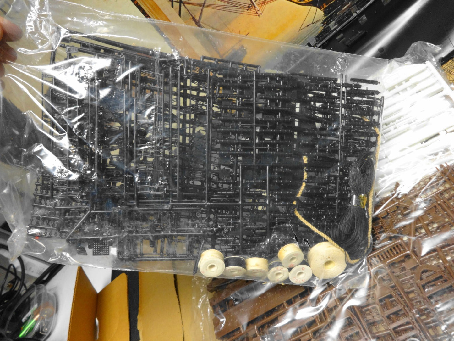 Revell USS Constitution 1/96 Scale Plastic Model Kit - Vintage 1965