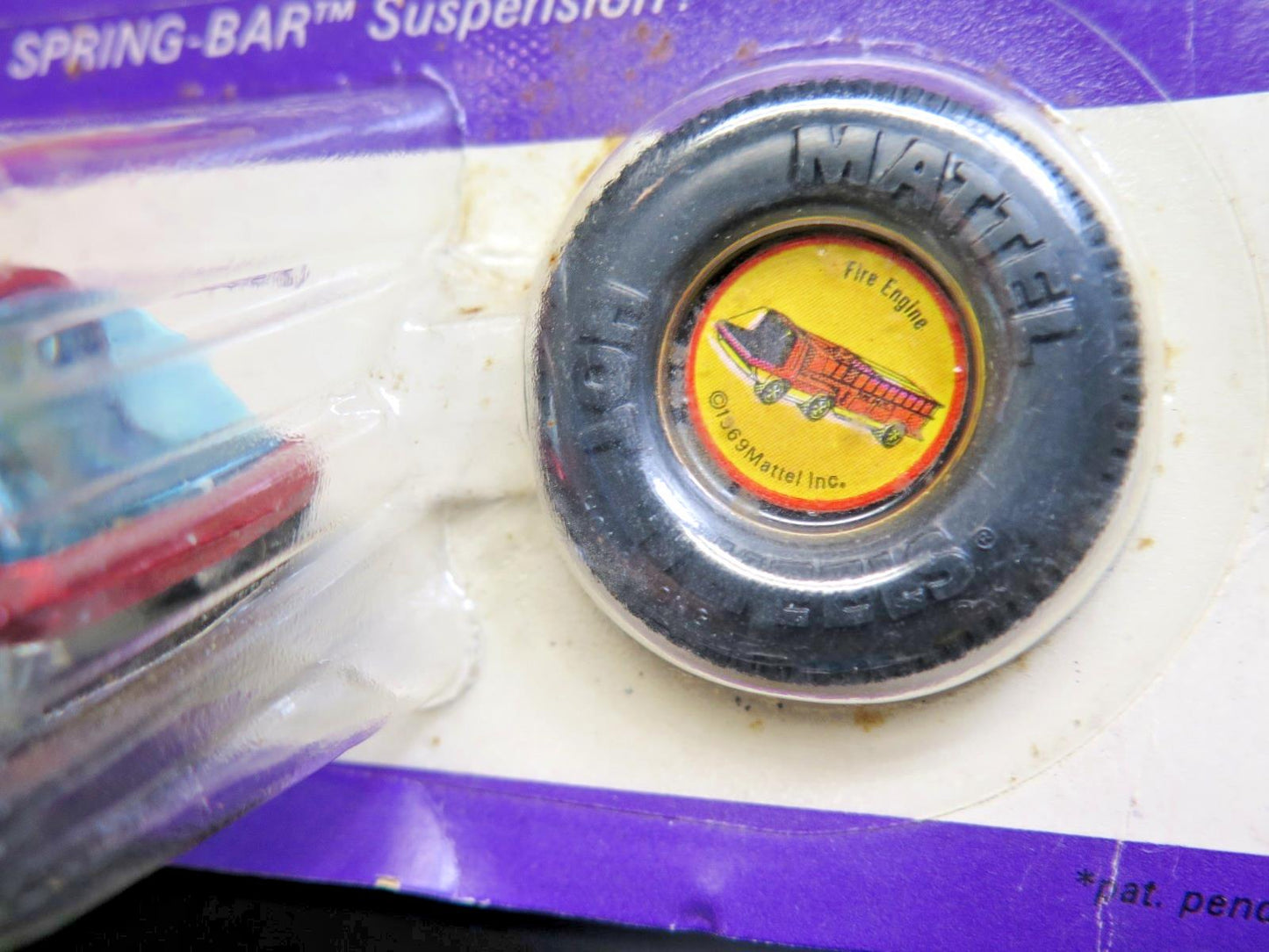 NOS Hot Wheels Heavyweights Fire Truck Vintage 1969 Redline Red Cab in Package