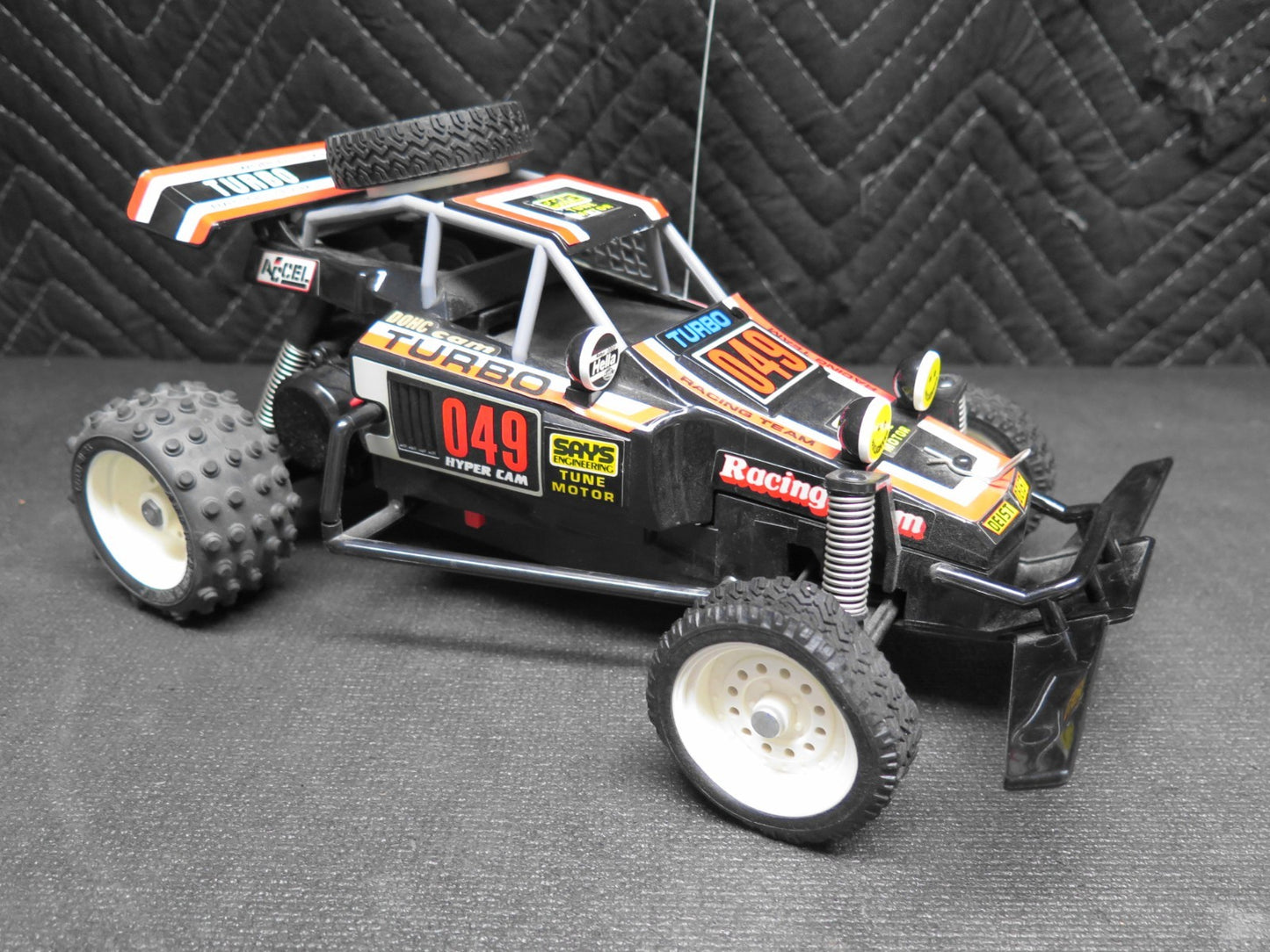Tyco 49 MHz Turbo Hopper RC Dune Buggy Vintage 80s