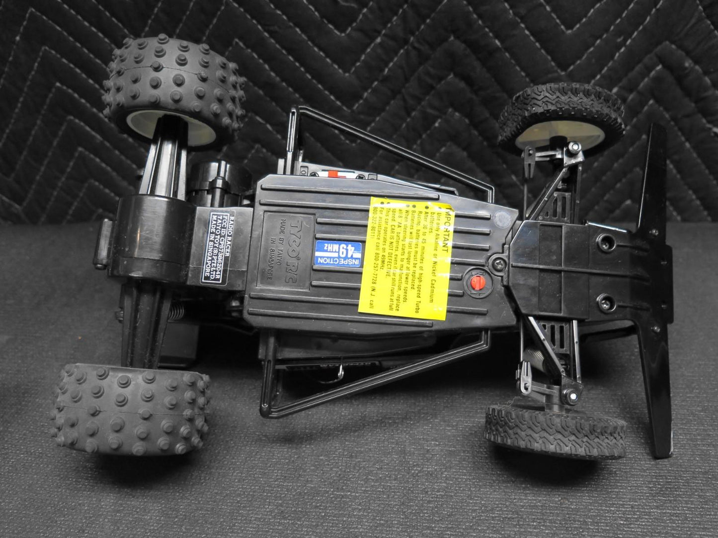 Tyco 49 MHz Turbo Hopper RC Dune Buggy Vintage 80s