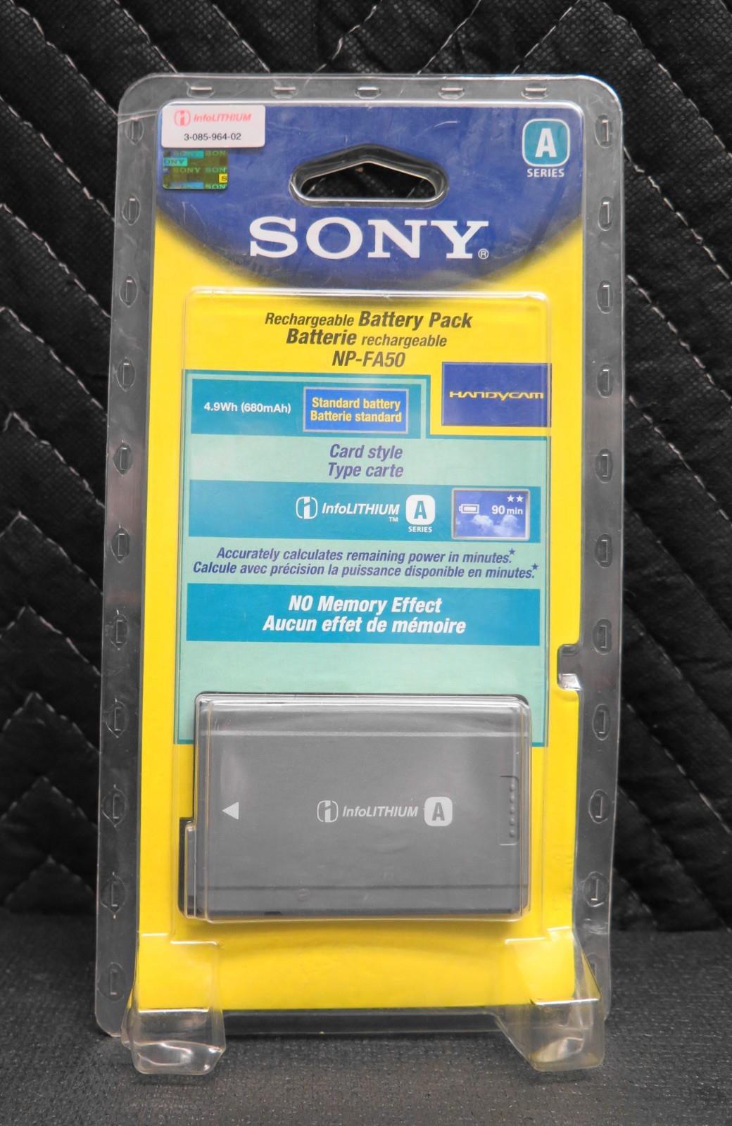 Sony Rechargeable Battery Pack for DCR-PC55/DCR-HC90 (NP-FA50)