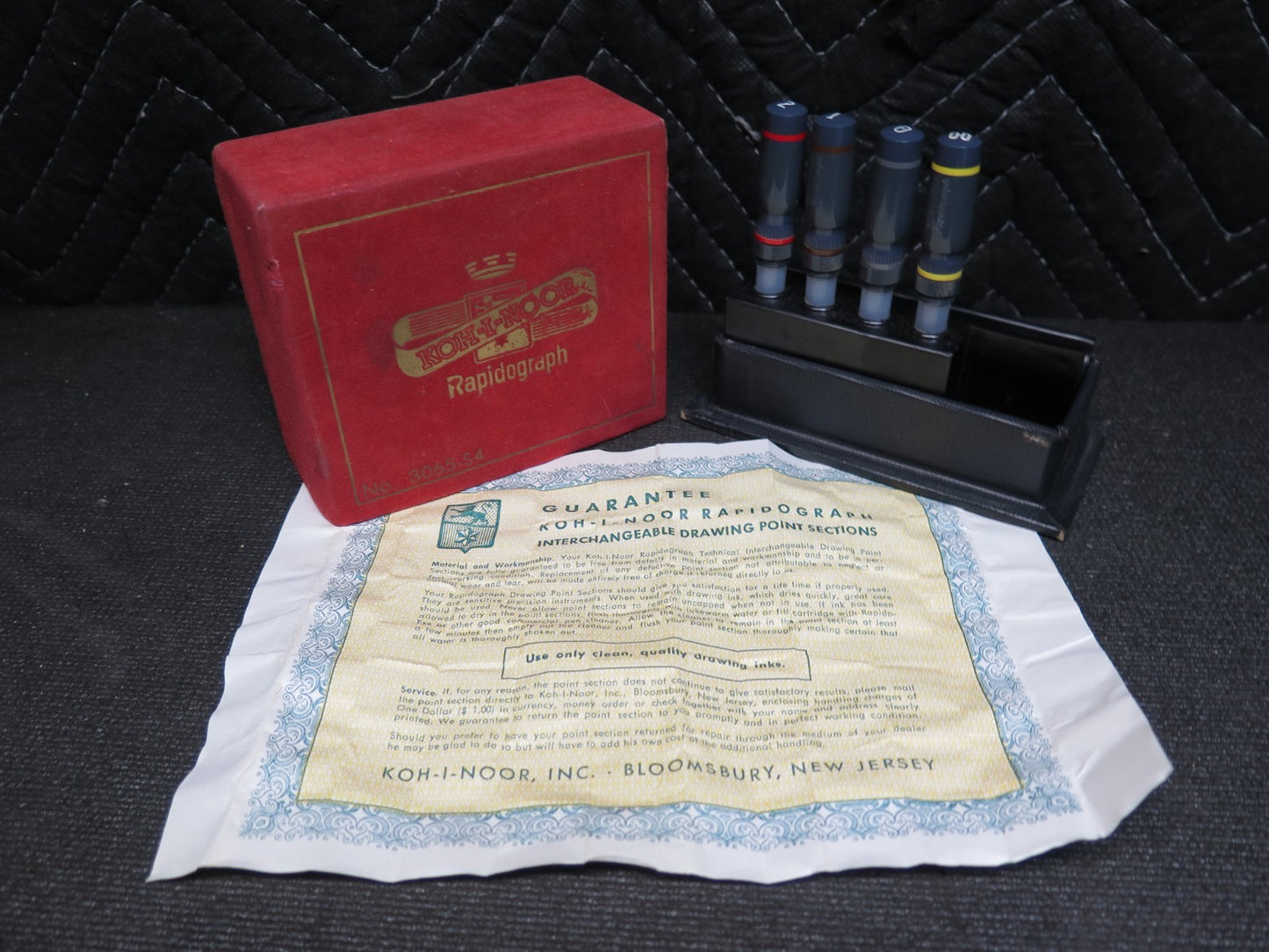 Koh-I-Noor Rapidograph Vintage Set No. 3065-S4