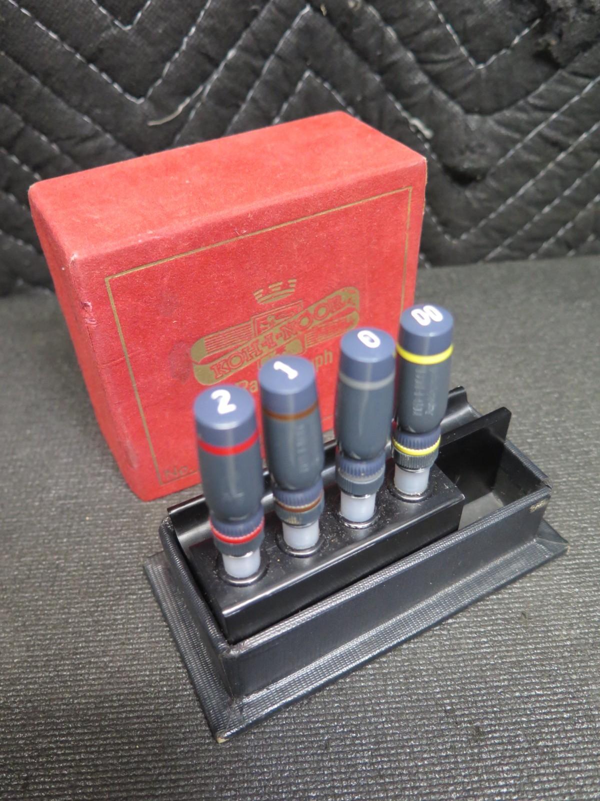 Koh-I-Noor Rapidograph Vintage Set No. 3065-S4