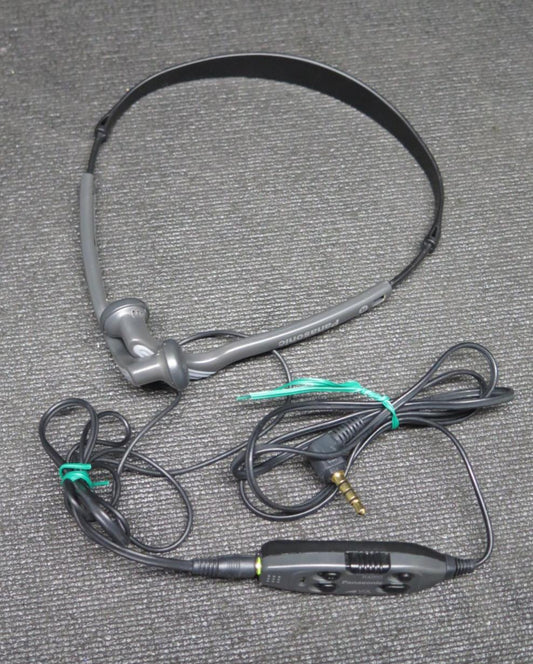 Vintage Panasonic Shockwave Lightweight Headphones w/ audio controls