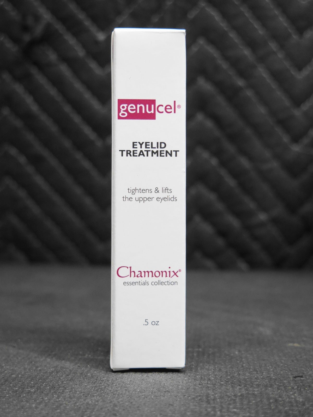 Chamonix Genucel Eyelid Treatment -Tightens Lifts the Upper Eyelids- .5 oz - New