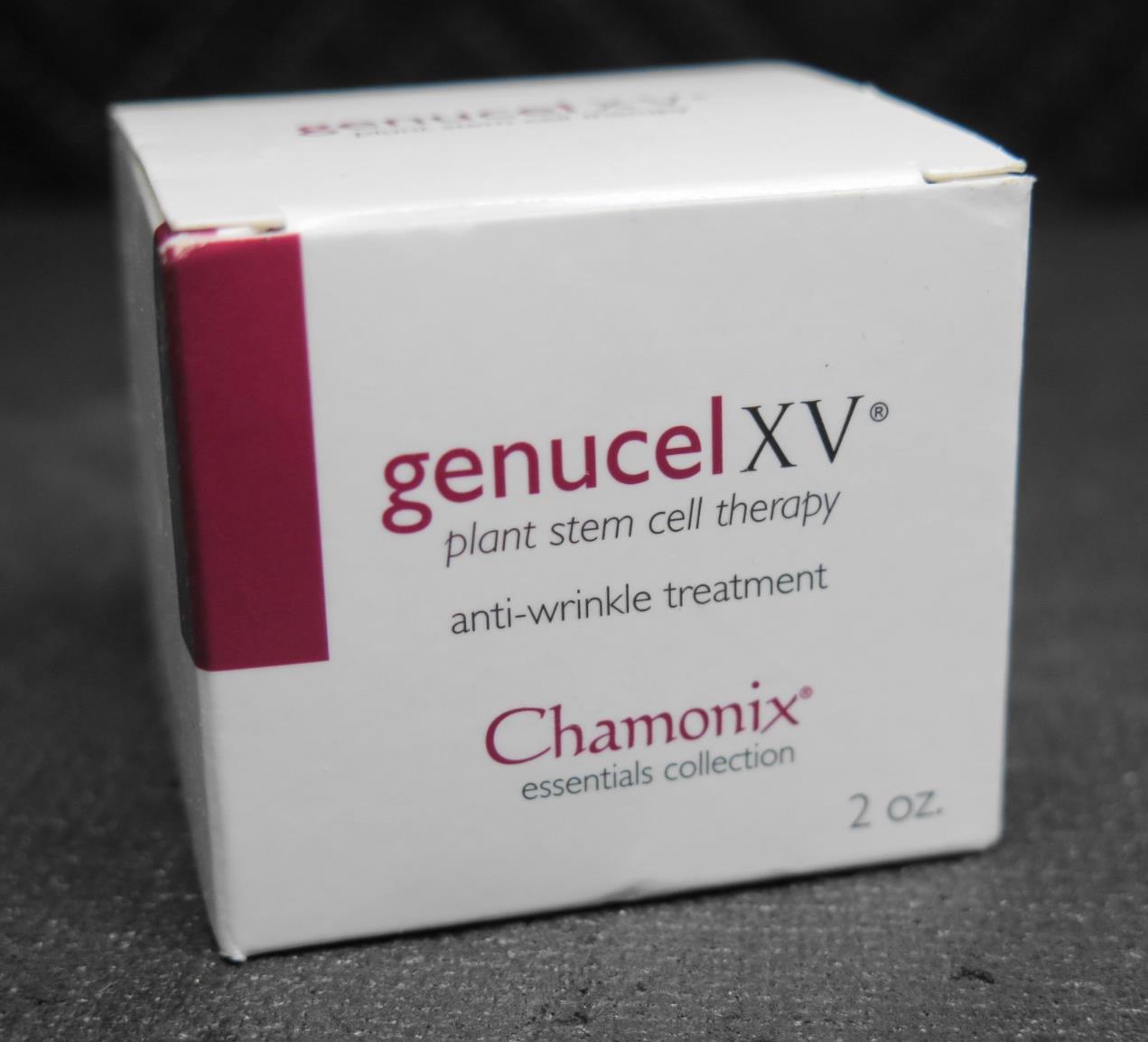 NEW AUTHENTIC $135. Chamonix Genucel XV Anti-Wrinkle Treatment Stem Cell NIB 2oz