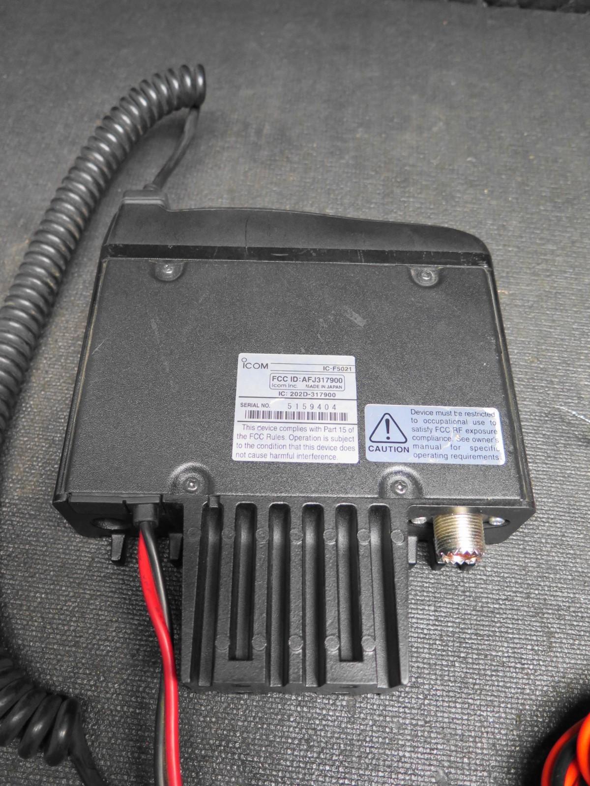 PCI ICOM IC-F5021, 50 WATT, 128 CHANNEL RADIO w/ HM-152 MIC