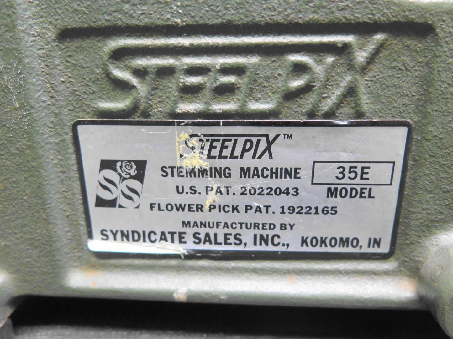 STEELPIX Model 35E Professional Stemming Machine USA Heavy Duty - #1