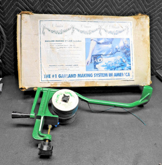 Classico Garland Maker USA Made Wire And Cord Spool - $525 Retail