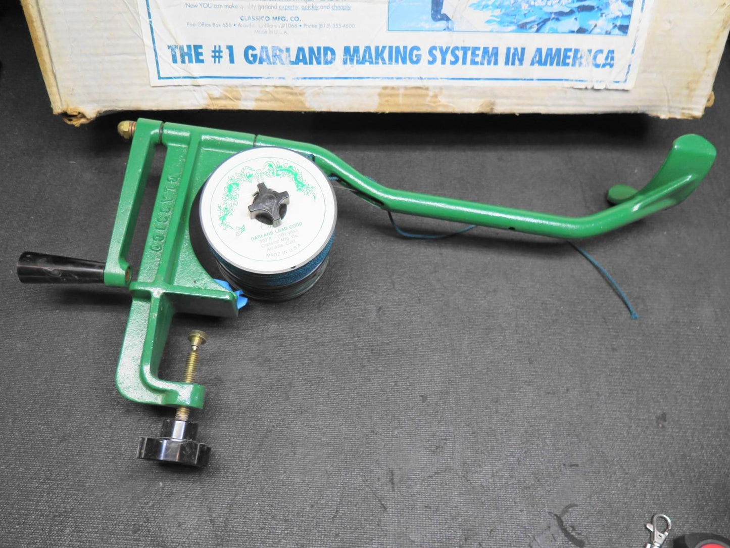 Classico Garland Maker USA Made Wire And Cord Spool - $525 Retail