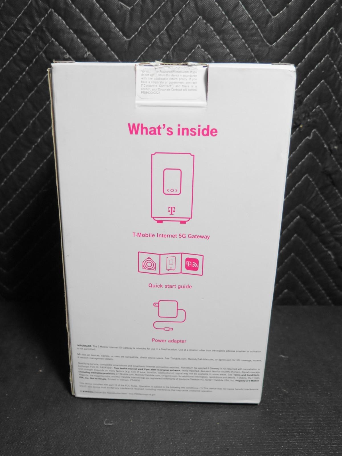 T-Mobile ARC KVD21 5G Home Internet Wi-Fi Router Gateway w/ AC Adapter, Black