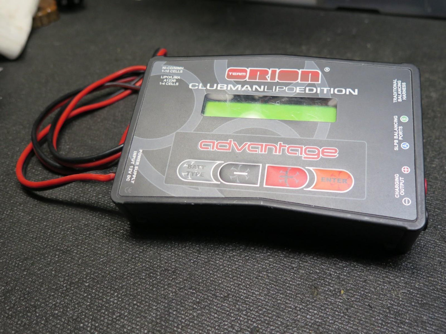 Team Orion Advantage Clubman Lipo Edition LiPo/LiFe/NiMH DC Battery Charger