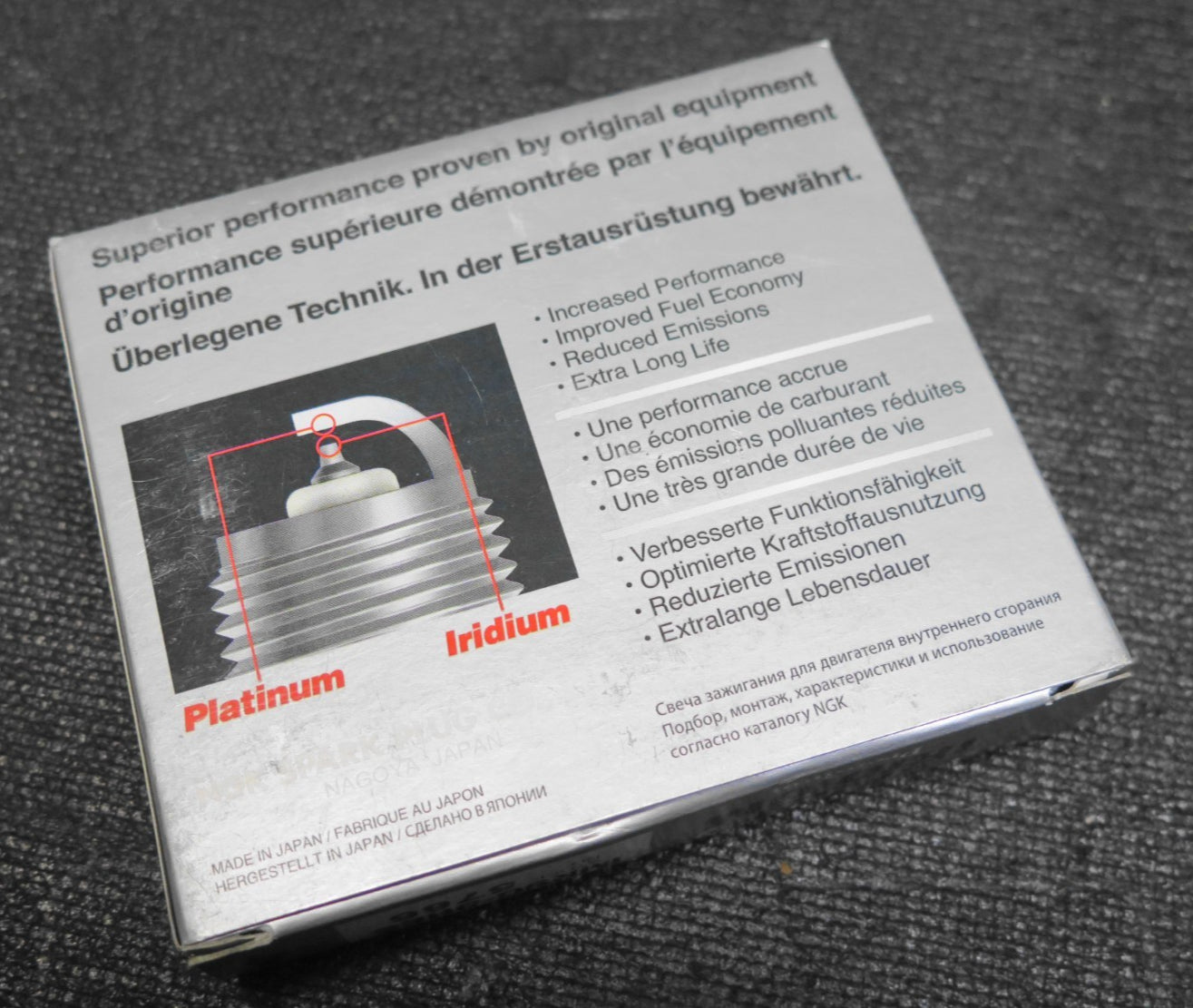 4 Pcs NGK #5766  Laser Iridium Spark Plugs IMR9C-9HES