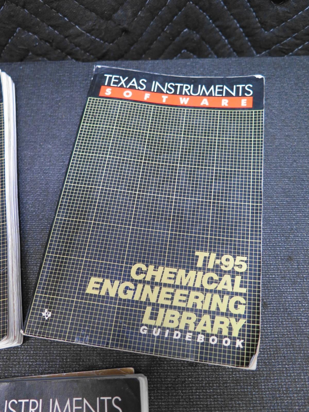 Texas Instruments 1986 Guide Books Chemical Engineering TI-95 Vintage