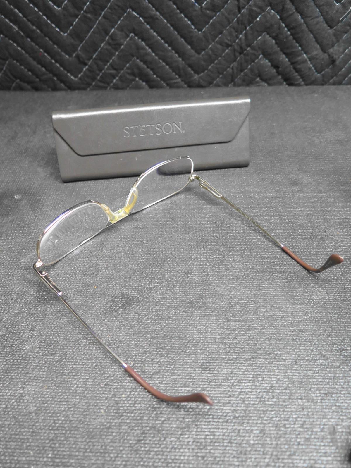 Stetson 178 Zyloware 057 Gold Aviators Sunglasses FRAMES ONLY 178 57-16 w/ Case