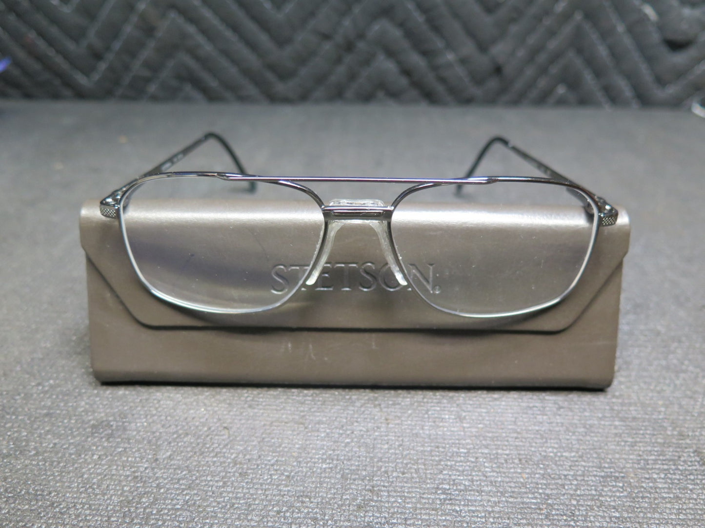 Stetson 0824 Gunmetal Zyloware 058 Glasses - 178 57-16 - Frames & Case Only