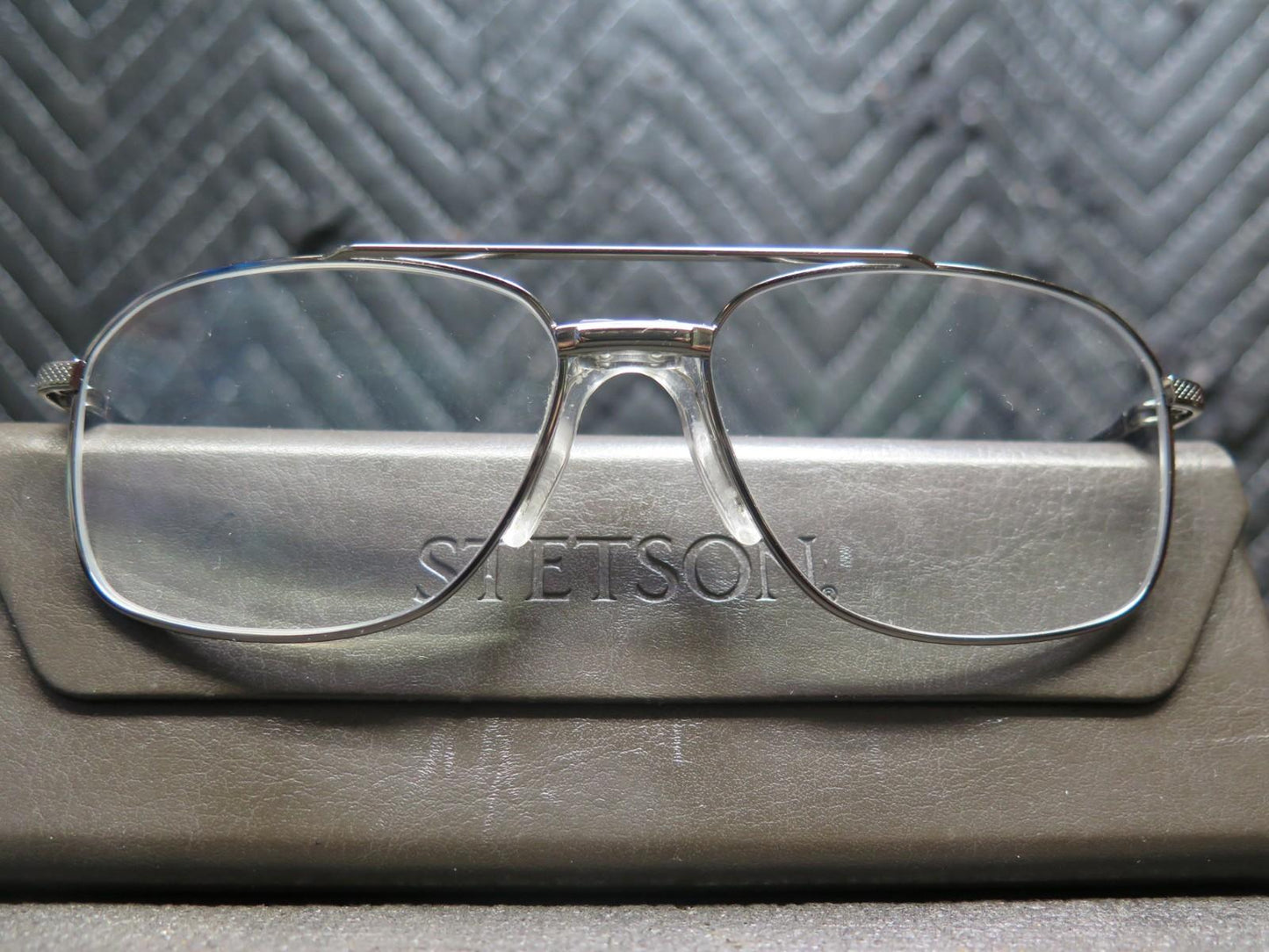 Stetson 0824 Gunmetal Zyloware 058 Glasses - 178 57-16 - Frames & Case Only