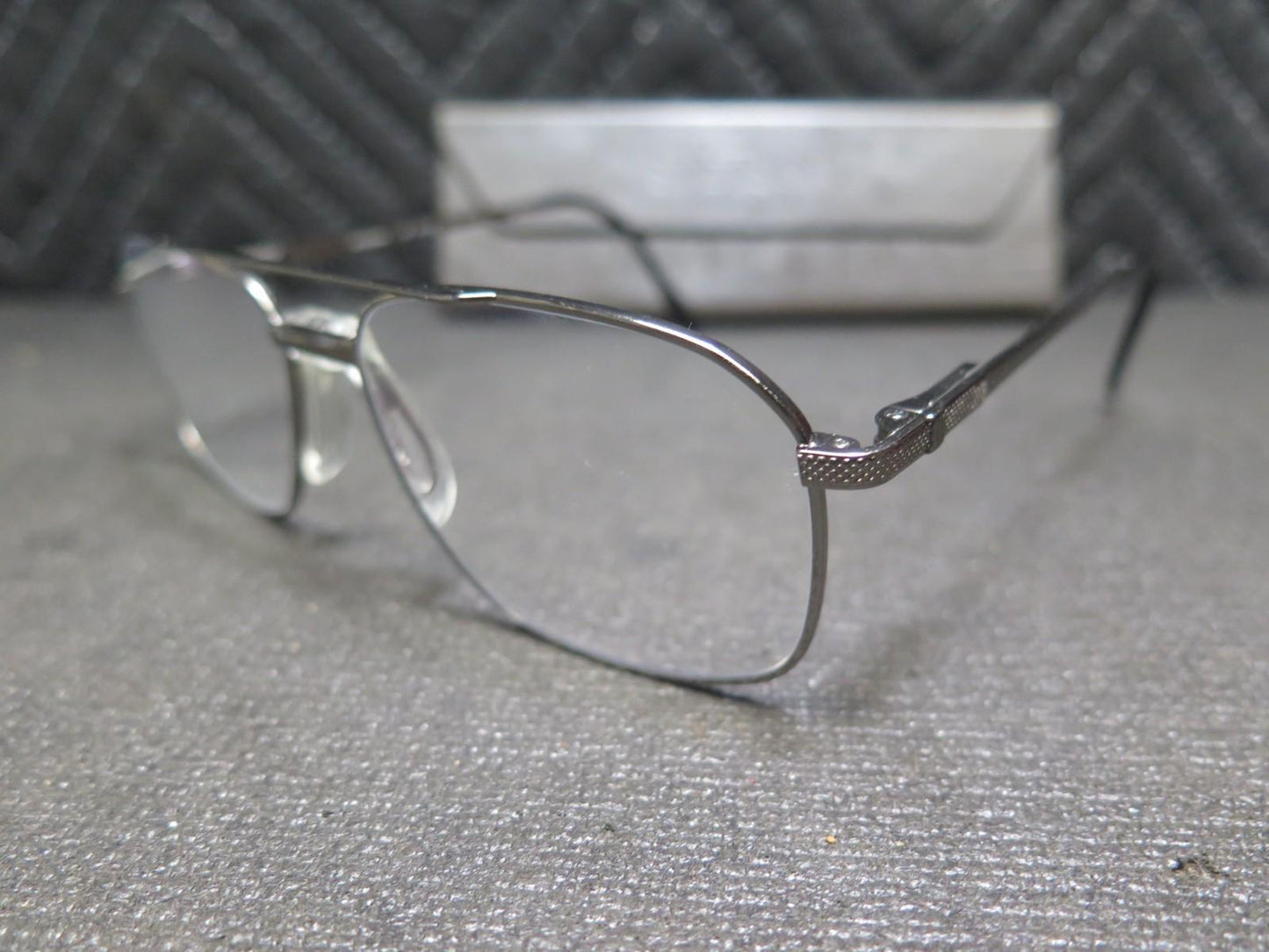 Stetson 0824 Gunmetal Zyloware 058 Glasses - 178 57-16 - Frames & Case Only