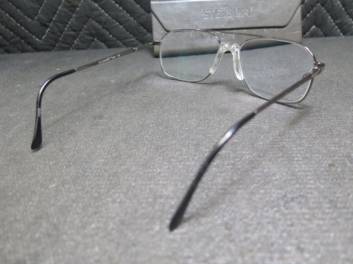 Stetson 0824 Gunmetal Zyloware 058 Glasses - 178 57-16 - Frames & Case Only