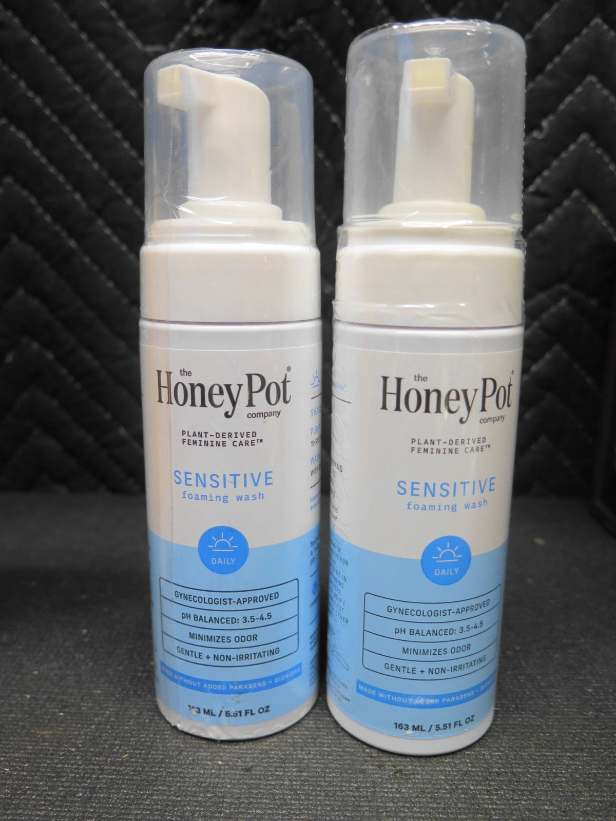 2 x The Honey Pot Company Sensitive Foaming Wash Herbal Infused 5.51 fl oz