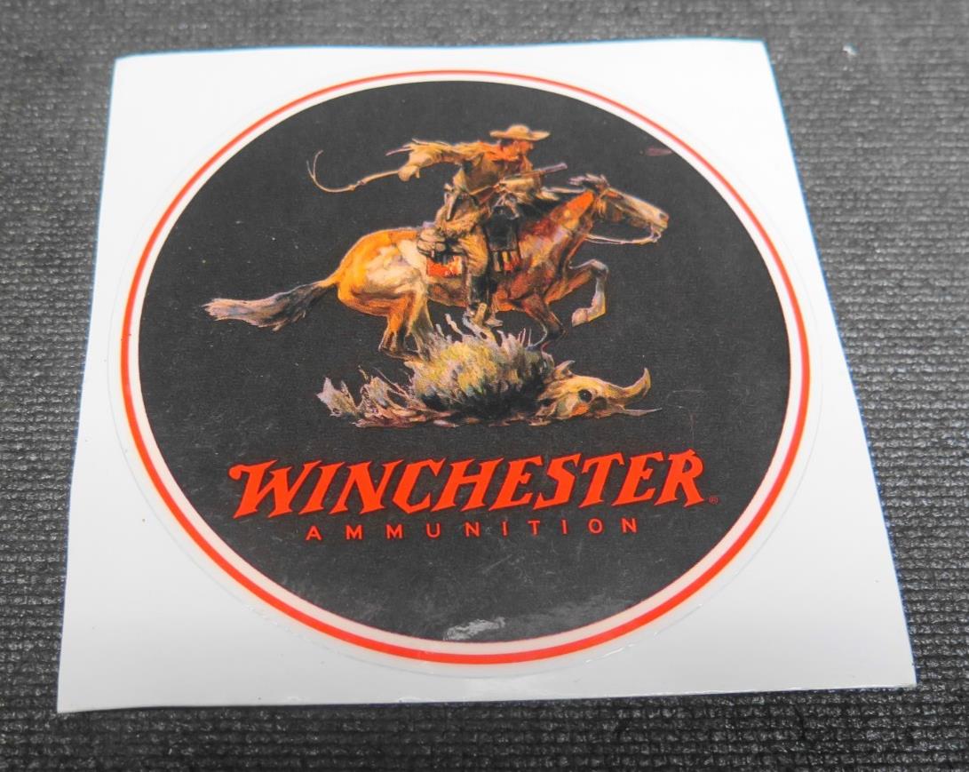 Winchester Ammunition Firearms Logo - Decal Sticker Gloss Finish 4 1/4" Diameter