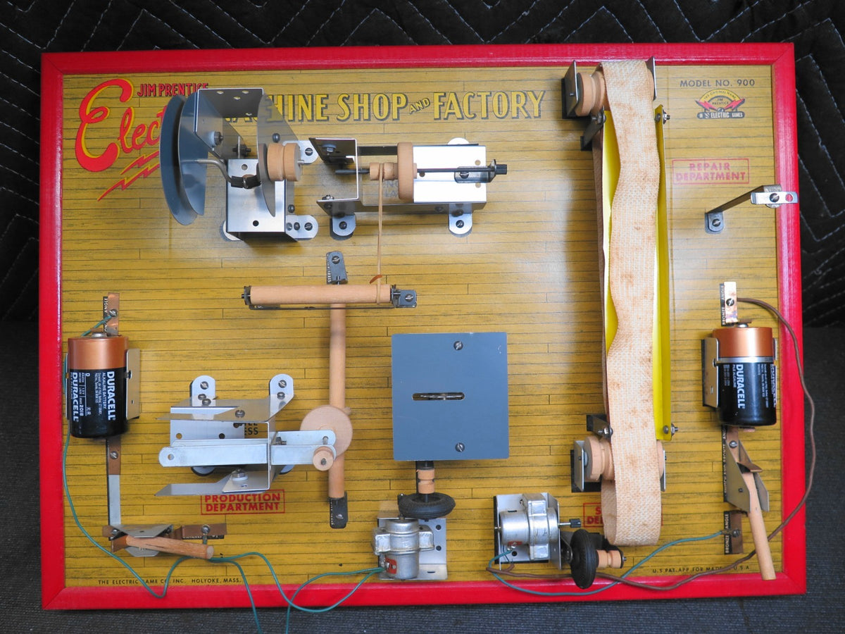1950s Vintage Jim Prentice Electric Machine Shop and Factory Model 900 ...