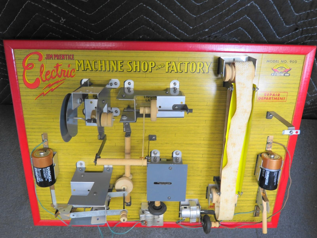 1950s Vintage Jim Prentice Electric Machine Shop and Factory Model 900 ...
